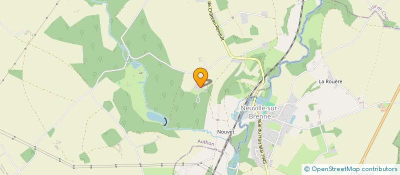 localisation de l'entreprise MADAME SYLVIE CHANTOIN  AUTHON