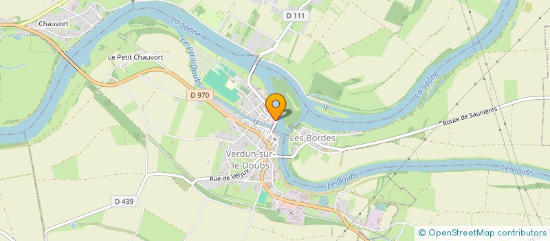 localisation de l'entreprise MADAME SYLVIE CHAOUCHE à VERDUN-SUR-LE-DOUBS