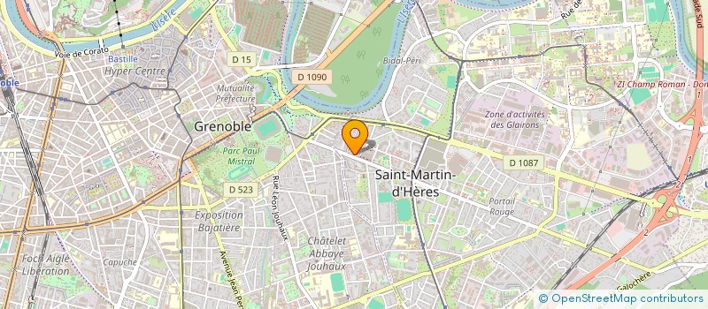 localisation de l'entreprise MADAME SYLVIE CHARBONNIER  SAINT-MARTIN-D'HERES