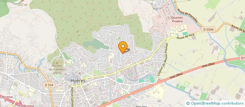 localisation de l'entreprise MADAME SYLVIE CHARDENOT à HYERES