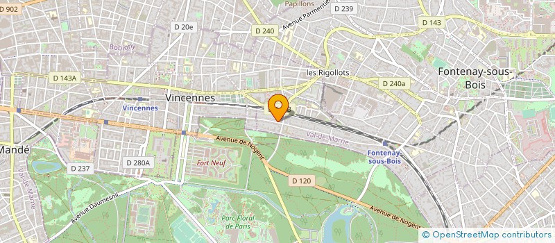 localisation de l'entreprise MADAME SYLVIE CHARDIN  FONTENAY-SOUS-BOIS