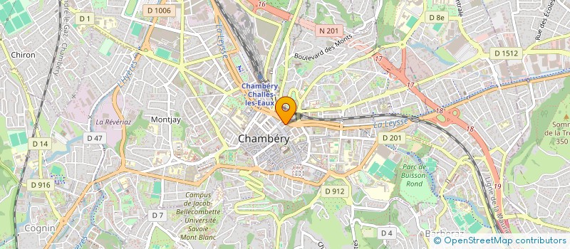 localisation de l'entreprise MADAME SYLVIE CHAREUN  CHAMBERY