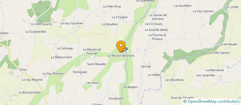 localisation de l'entreprise MADAME SYLVIE CHARGELEGUE  TREBRY