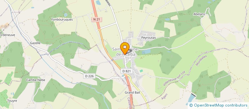 localisation de l'entreprise MADAME SYLVIE CHARLASSIER  SAINT-ANTOINE-DE-FICALBA