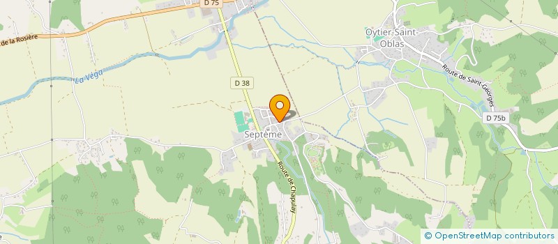 localisation de l'entreprise MADAME SYLVIE CHARPENTIER  SEPTEME