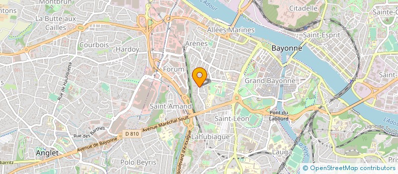 localisation de l'entreprise MADAME SYLVIE CHARRIOT à BAYONNE