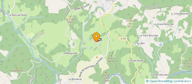 localisation de l'entreprise MADAME SYLVIE CHASSAGNE à DOMPS