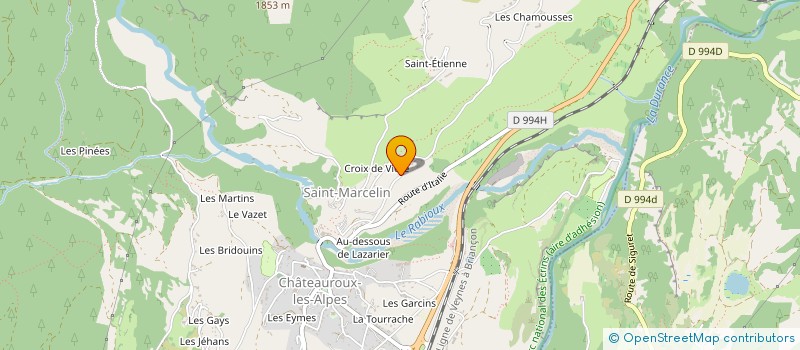 localisation de l'entreprise MADAME SYLVIE CHAUDOREILLE  CHATEAUROUX-LES-ALPES