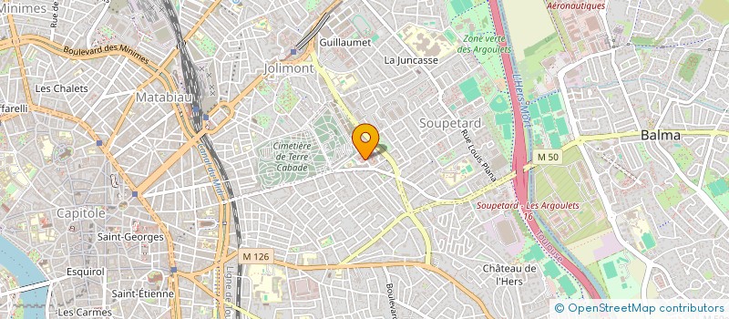 localisation de l'entreprise MADAME SYLVIE CHAUMET  TOULOUSE