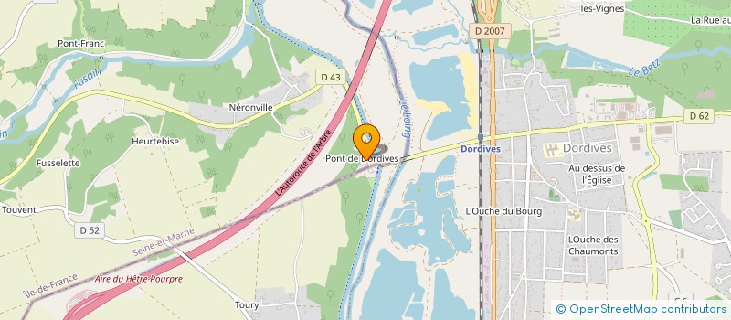 localisation de l'entreprise MADAME SYLVIE CHAUVIN  FONTAINEBLEAU