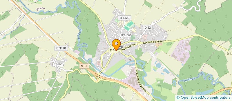 localisation de l'entreprise MADAME SYLVIE CHEMINAUD à BRAINE