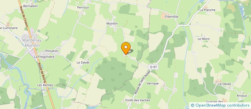 localisation de l'entreprise MADAME SYLVIE CHENU  MANTENAY-MONTLIN