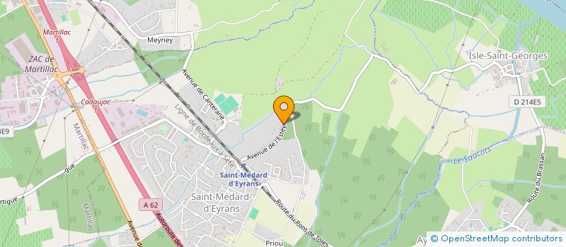 localisation de l'entreprise MADAME SYLVIE CHERIF  SAINT-MEDARD-D'EYRANS