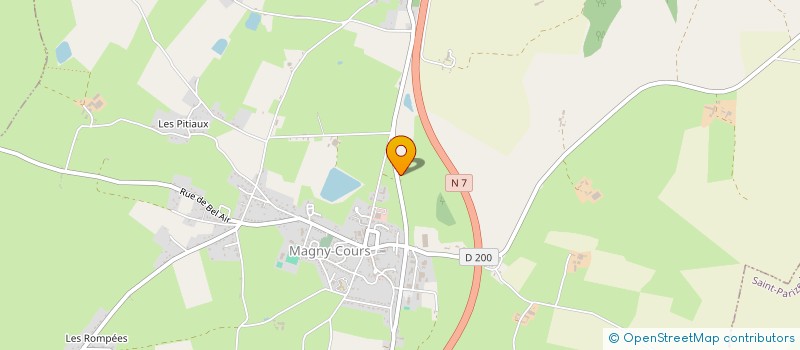 localisation de l'entreprise MADAME SYLVIE CHEUTET à MAGNY-COURS