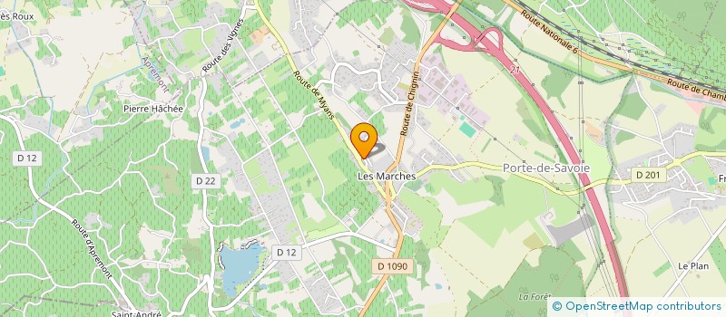localisation de l'entreprise MADAME SYLVIE CHEVALLIER à CHIGNIN