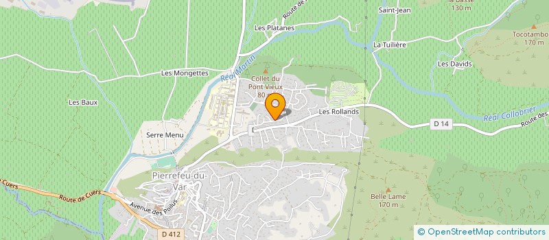 localisation de l'entreprise MADAME SYLVIE CHEVRIER  PIERREFEU-DU-VAR