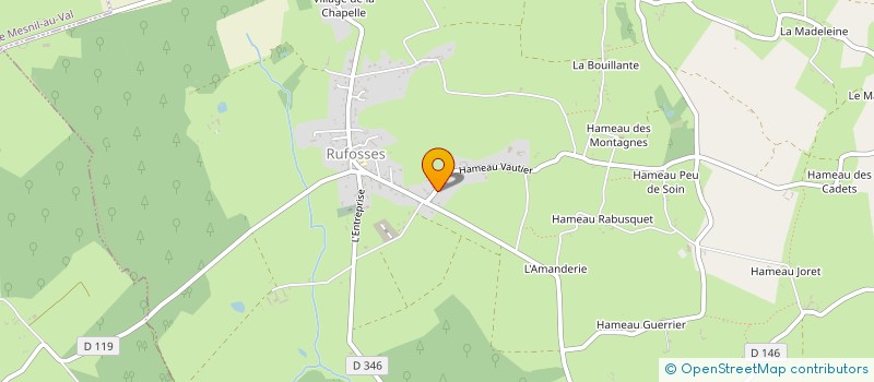 localisation de l'entreprise MADAME SYLVIE CHILARD  SAUSSEMESNIL