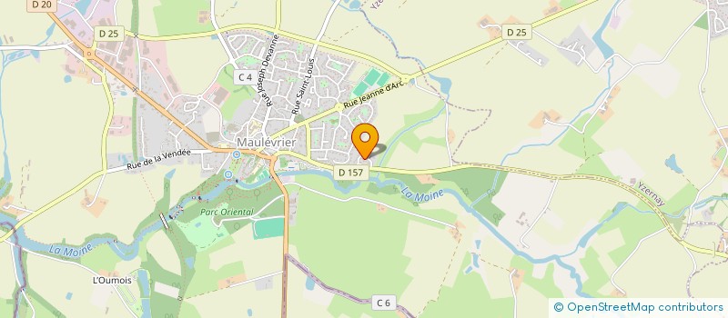 localisation de l'entreprise MADAME SYLVIE CHIRON  MAULEVRIER