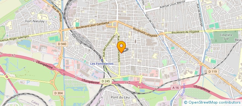 localisation de l'entreprise MADAME SYLVIE CHOLET  CALAIS