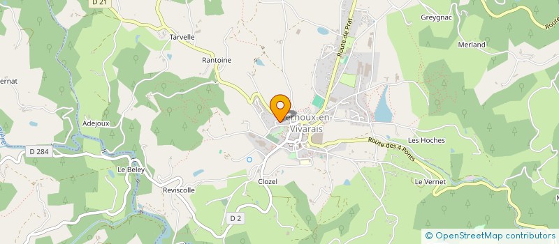 localisation de l'entreprise MADAME SYLVIE CHOTARD  PLOZEVET