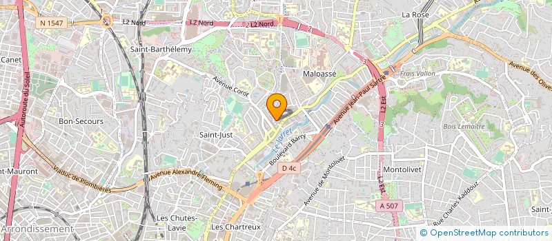 localisation de l'entreprise MADAME SYLVIE CHOUARD à MARSEILLE 13