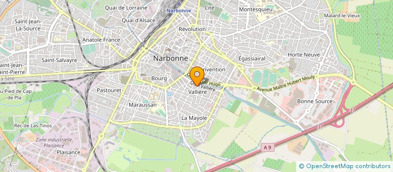 localisation de l'entreprise MADAME SYLVIE CLARET  SALLELES-D'AUDE