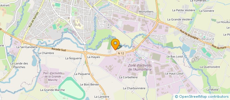 localisation de l'entreprise MADAME SYLVIE CLAUDINE ROBIOLLE  LA SELLE-EN-LUITRE