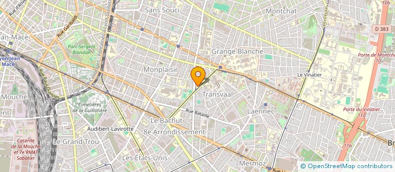 localisation de l'entreprise MADAME SYLVIE CLAVEL  LYON