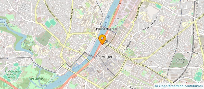 localisation de l'entreprise MADAME SYLVIE CLEMENT à ANGERS