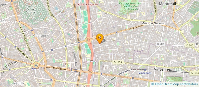 localisation de l'entreprise MADAME SYLVIE CLEMENT à MONTREUIL