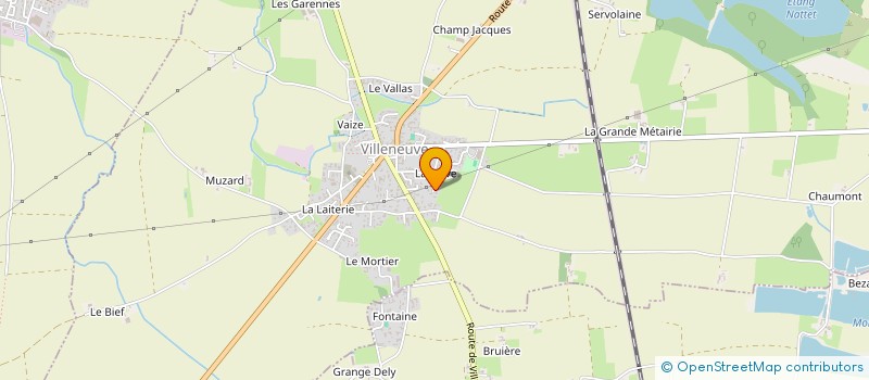 localisation de l'entreprise MADAME SYLVIE CLEMENT  VILLENEUVE