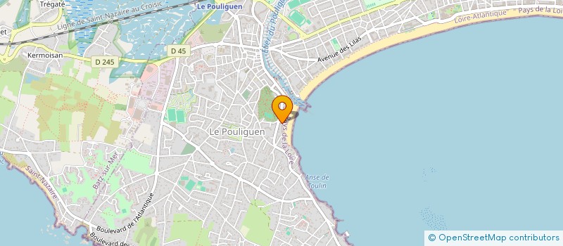 localisation de l'entreprise MADAME SYLVIE CLEMENT  LE POULIGUEN