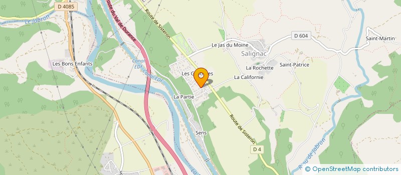 localisation de l'entreprise MADAME SYLVIE CLERAUX à SALIGNAC