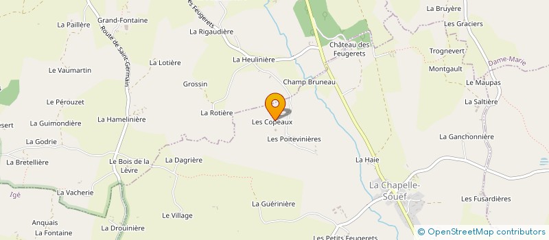 localisation de l'entreprise MADAME SYLVIE CLINCHAMPS à LA CHAPELLE-SOUEF
