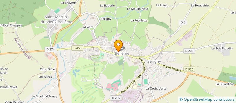 localisation de l'entreprise MADAME SYLVIE CLOVIN à BELLEME