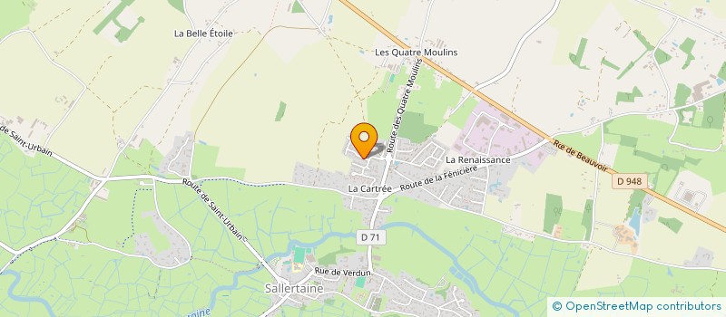 localisation de l'entreprise MADAME SYLVIE COBERT à SALLERTAINE