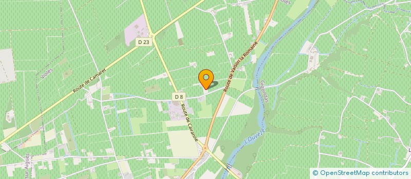 localisation de l'entreprise MADAME SYLVIE COCHET  JONQUIERES