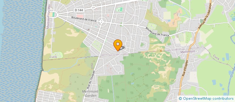 localisation de l'entreprise MADAME SYLVIE COCTON  CUCQ