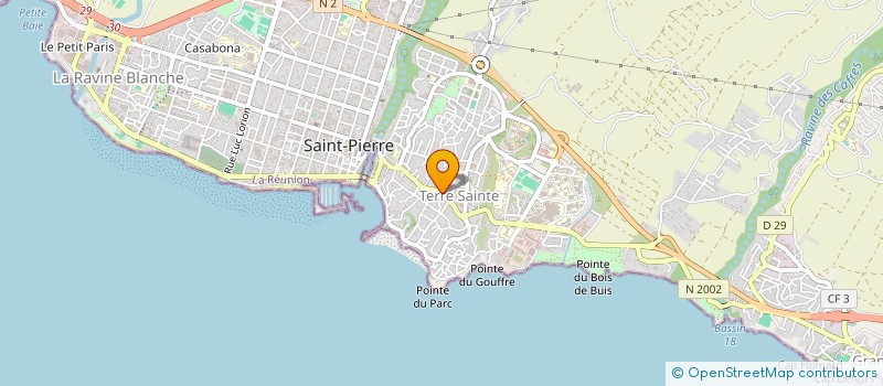 localisation de l'entreprise MADAME SYLVIE CODINA à SAINT-PIERRE