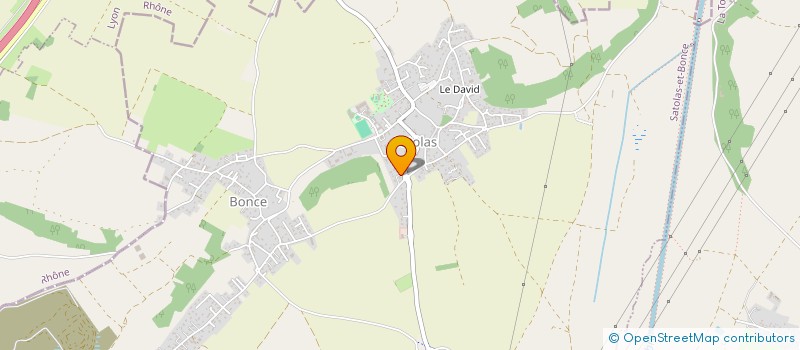 localisation de l'entreprise MADAME SYLVIE COELHO  SATOLAS-ET-BONCE