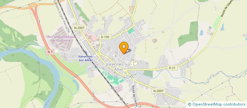 localisation de l'entreprise MADAME SYLVIE COIN à VARENNES-SUR-ALLIER