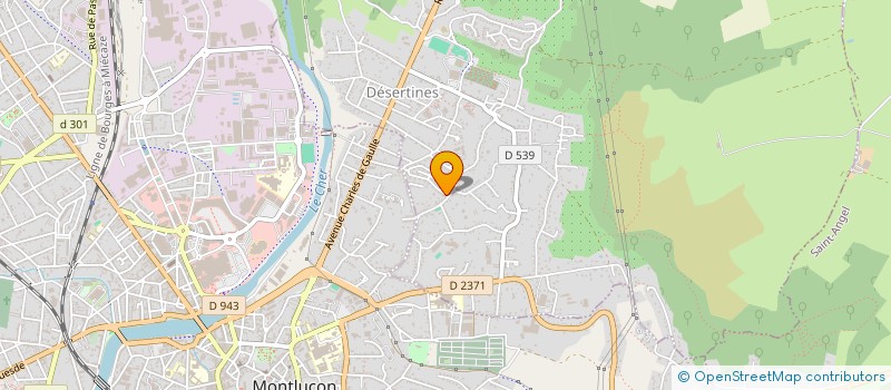 localisation de l'entreprise MADAME SYLVIE COLETTE AUVERT  DESERTINES