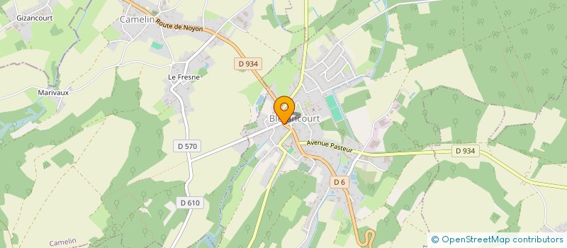 localisation de l'entreprise MADAME SYLVIE COLIN  BLERANCOURT