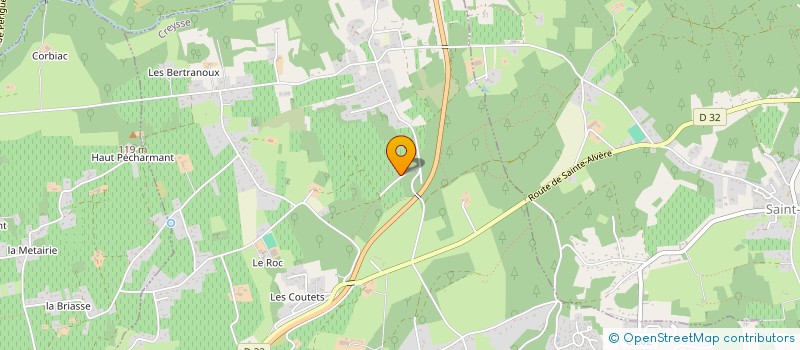 localisation de l'entreprise MADAME SYLVIE COLL  CREYSSE