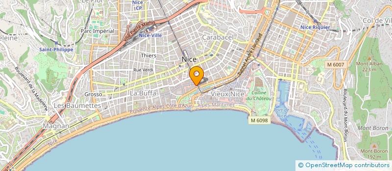 localisation de l'entreprise MADAME SYLVIE COLLAS à NICE