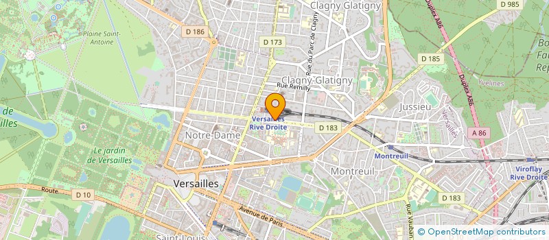 localisation de l'entreprise MADAME SYLVIE COLLEMANT à VERSAILLES