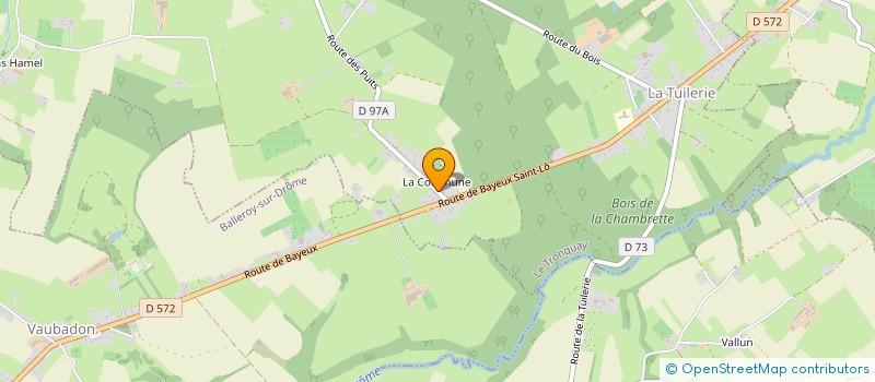 localisation de l'entreprise MADAME SYLVIE COLLEVILLE  LE TRONQUAY