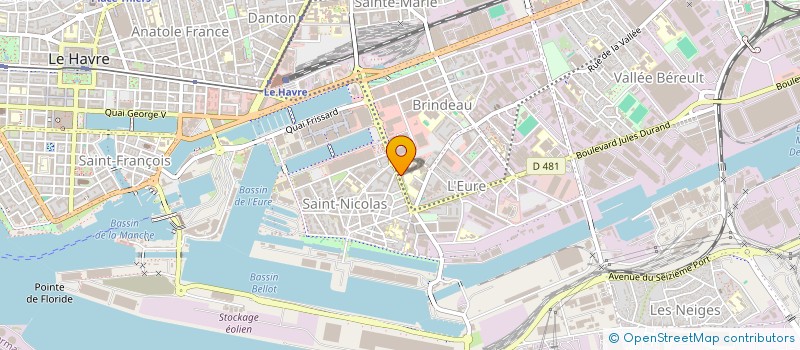 localisation de l'entreprise MADAME SYLVIE COLLON à LE HAVRE