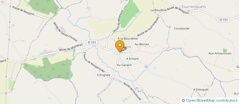 localisation de l'entreprise MADAME SYLVIE COMBES à MIREPOIX