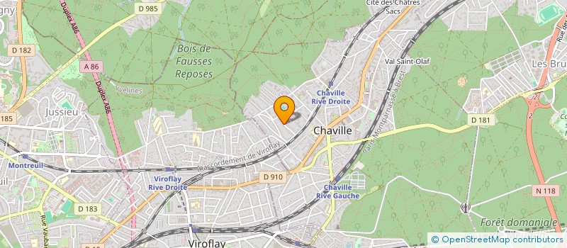 localisation de l'entreprise MADAME SYLVIE COMIN à CHAVILLE